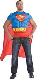 Rubies 880530_STD Superman Muscle Chest Top z peleryną