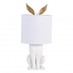 Lampa Stołowa Zając Biała DRUGA KATEGORIA