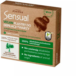 Joanna Sensual Vegan Plastry do depilacji twarzy 12