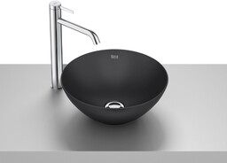 Roca Bol umywalka nablatowa 35 cm okrągła czarny