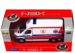 Mercedes Sprinter 1:34 Pogotowie biały WELLY
