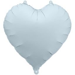 Balon foliowy Serce niebieskie - 45 cm -