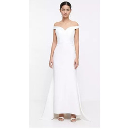 Coast Klasyczna Biała Suknia Ślubna Długa 42 1Yżx