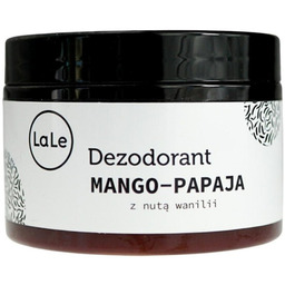 La-Le Naturalny dezodorant w kremie Mango Papaya