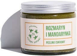 MYDLARNIA CZTERY SZPAKI Peeling cukrowy do ciała Rozmaryn
