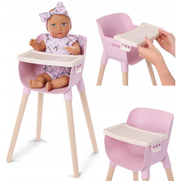 Krzesełko do karmienia dla lalki niemowlaka LullaBaby