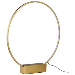 Lampa podłogowa aluminiowa złota LED 75cm AZ6207