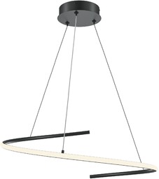 CURVE Lampa wisząca czarna H45-325cm 31W LED 1600lm