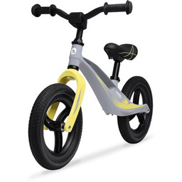 LIONELO Rowerek biegowy Bart Tour Szaro-żółty Czujnik dymu