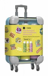 HISKIN Travel Set Zestaw podróżny - walizka (szampon+odżywka+żel