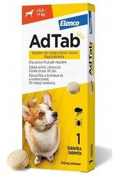 Elanco AdTab na kleszcze i pchły tabletka