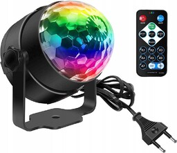 Kula Disco Projektor Dyskotekowy Led Rgb Pilot