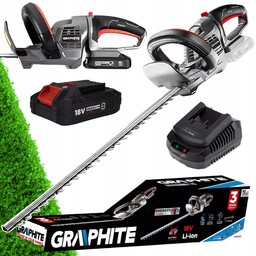 Nożyce do Żywopłotu Akumulatorowe Zestaw Bateria 4Ah Ładowarka