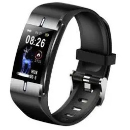 Maxcom FW34 Czarno-srebrny Smartband