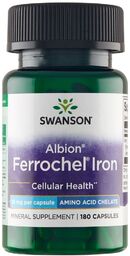 Swanson Chelated Ferrochel Iron, chelat żelaza 18 mg,