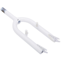 Widelec rowerowy 18'' biały