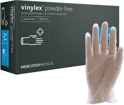 Mercator Medical Rękawice Diagnostyczne i ochronne Winylowe Vinylex
