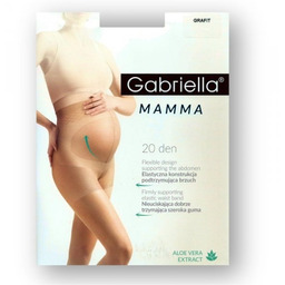 Rajstopy damskie Gabriella 108 mamma 20 den nero