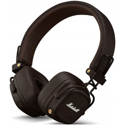 Słuchawki bezprzewodowe nauszne Marshall Major V Bluetooth beżowo-brązowe