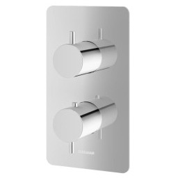 Kohlman bateria wannowo-prysznicowa podtynkowa termostatyczna 2-wyjściowa QW432A Axel