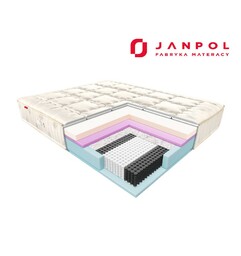 JANPOL BRILLANTE materac termoelastyczny, kieszeniowy, Rozmiar - 200x190,
