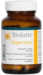 BIOLATTE Superzym, 60kaps. -> Odbiór w Żabce!