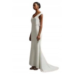 Coast Suknia Ślubna Elegancka Maxi Ecru 40 1Yżu