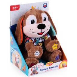 DUMEL Zabawka interaktywna Językowa dla najmłodszych Piesek Emocje