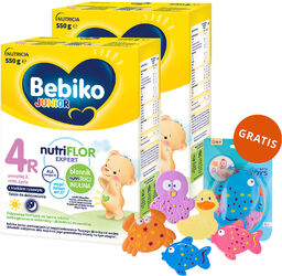 Zestaw Bebiko Junior 4R Nutriflor Expert, odżywcza formuła