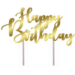 Topper papierowy na tort Happy Birthday - 20