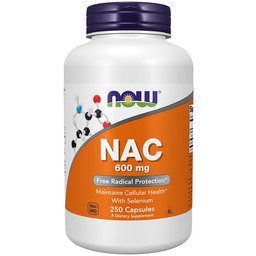 NOW NAC 600mg 250vegcaps