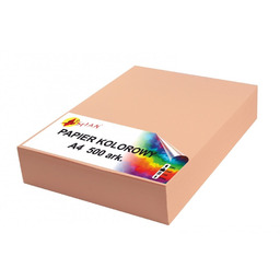 Papier kolorowy A4 80g łososiowy 2100-100 2100-500, Ilość
