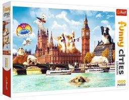 Puzzle 1000 Psy w Londynie TREFL