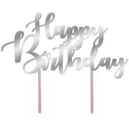 Topper papierowy na tort Happy Birthday - 20