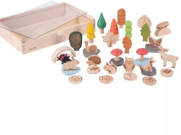 Figurki "Leśny świat" do sensorycznych zabaw