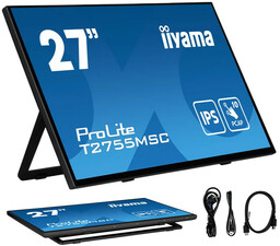 Monitor dotykowy iiyama ProLite T2755MSC-B1 27" IPS LED