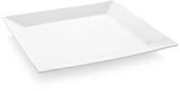 TALERZ PŁYTKI KWADRATOWY 260x260 mm BIANCO BIAŁY