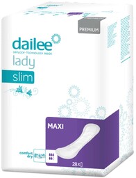 Dailee Lady Maxi, 168x Wkładki Higieniczne Rozmiar Maxi,