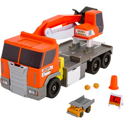 Matchbox, pojazd, Ciężarówka-Koparka, HPD64