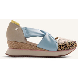 Hiszpańskie sneakersy na koturnie - GIOSEPPO 78615 MULTIKOLOR