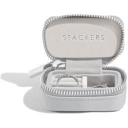 Stackers Organizer podróżny na biżuterię na zamek (jasnoszary)