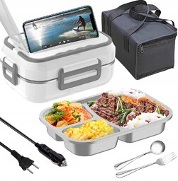 Elektryczny Lunch Box Podgrzewacz Obiad 220/12/24V