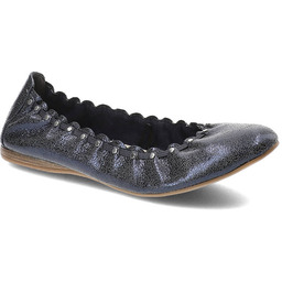 Granatowe Baleriny Tamaris Wygodne Skórzane Buty