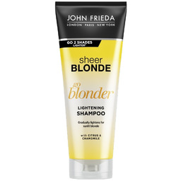 John Frieda, Sheer Blonde, szampon rozświetlający włosy blond,