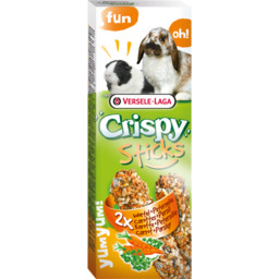 Versele-Laga Crispy Sticks Rabbits - Guinea Pigs Carrot
