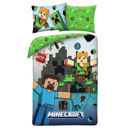 Pościel Minecraft Kilof Tnt Steve Creeper 140X200