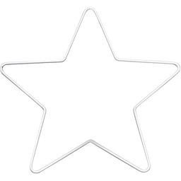 GLOREX 6 1294 412 metalowa ramka z gwiazdą