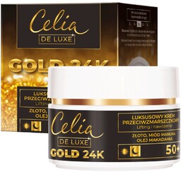Celia Gold 24k Luksusowy krem do twarzy przeciwzmarszczkowy
