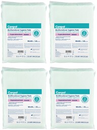 4x Canpol Wielofunkcyjne podkłady higieniczne 90x60 cm, 25szt.