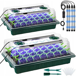 Mini Szklarnia Led Lampki Szklarnia Usb Regulowana Wentylacja